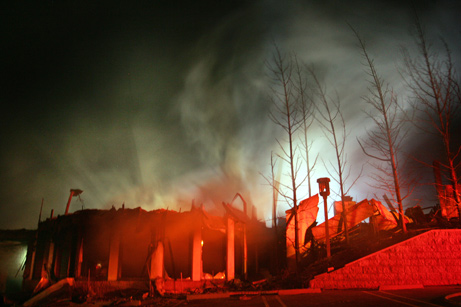 house to ashes